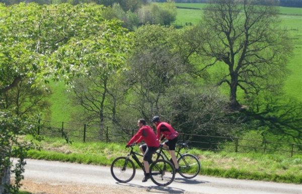 Cycling in an Area of Outstanding Natural Beauty from Sunset Cottages