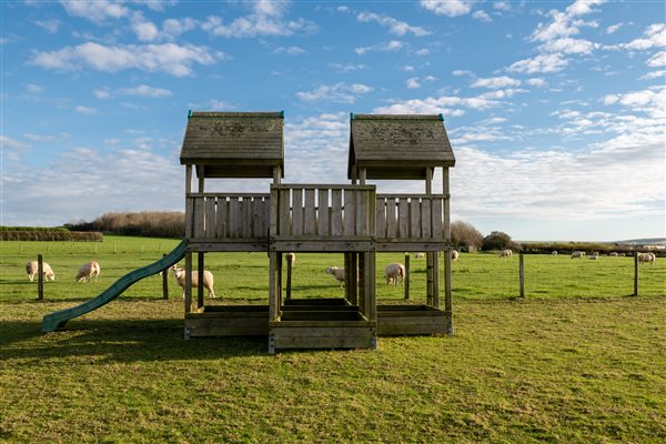 Great play equipment in stunning location