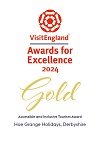 Visit England Gold Award for Accessible & Inclusive Tourism 2024