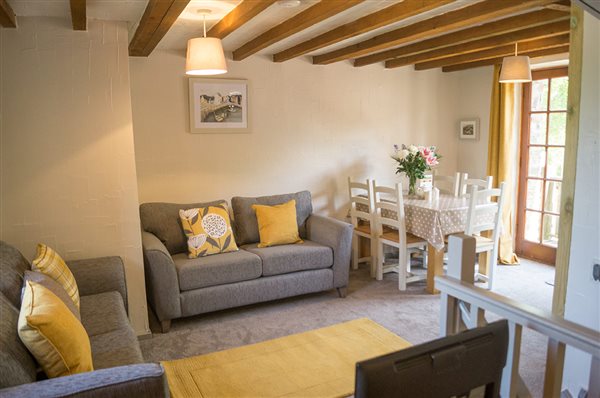 Open plan lounge/dining room and kitchen