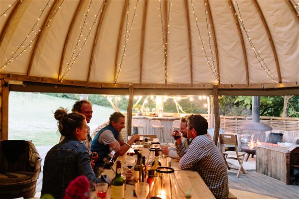 Communal yurt