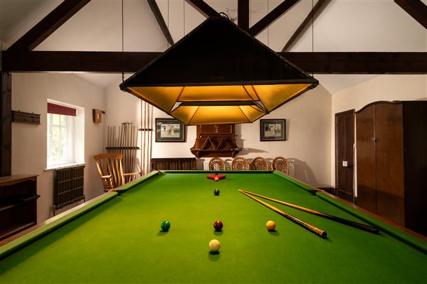 Snooker room. 