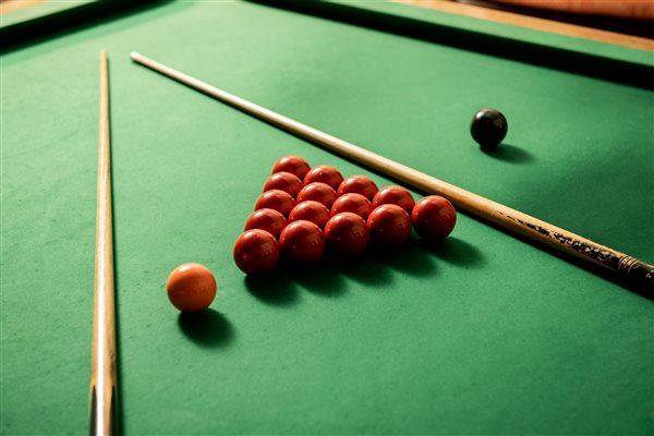 Snooker room. 