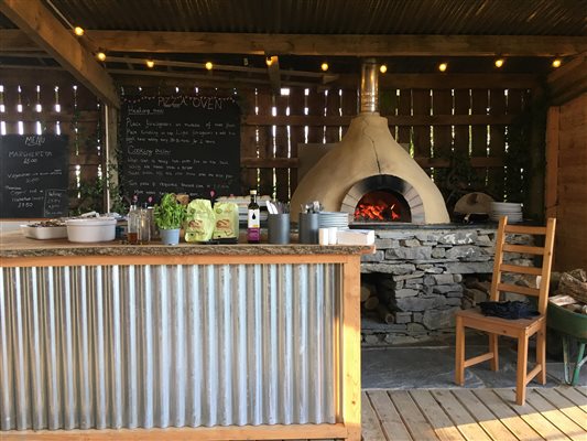 Treberfedd Farm Holiday Cottages Eco Holidays pizza hire ping pong