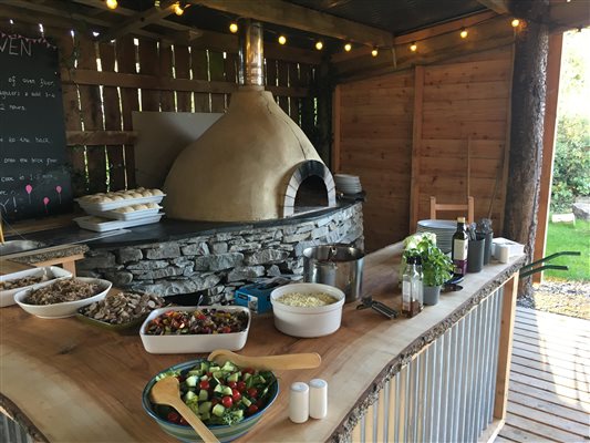 Treberfedd Farm Holiday Cottages Eco Holidays pizza hire ping pong 