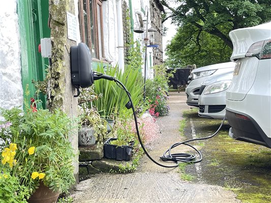 Electric Charging at Mosedale End Farm