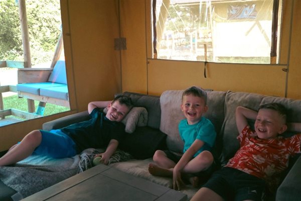 family glamping tents