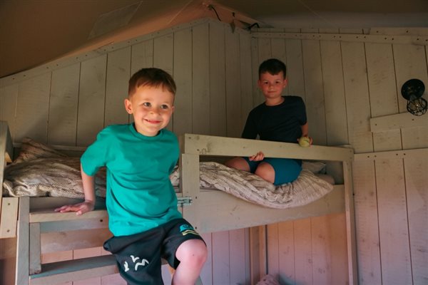 family glamping tents