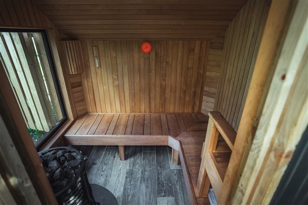 wood fired sauna