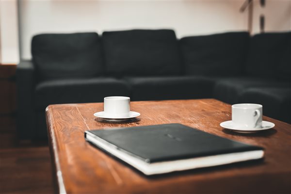 Coffee table at The Barn at Green Farm