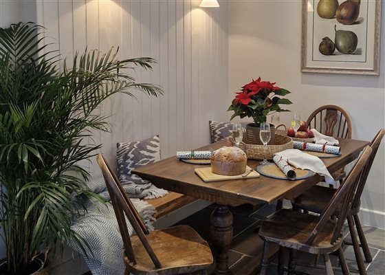 Christmas diner table