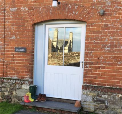 Stables front door